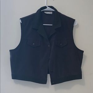 Forest green vest